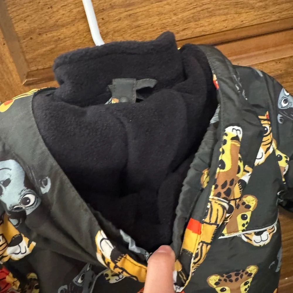 The Children's Place 3-in-1 Animal lPrint Hooded Fleece 2t - Picture 7 of 14